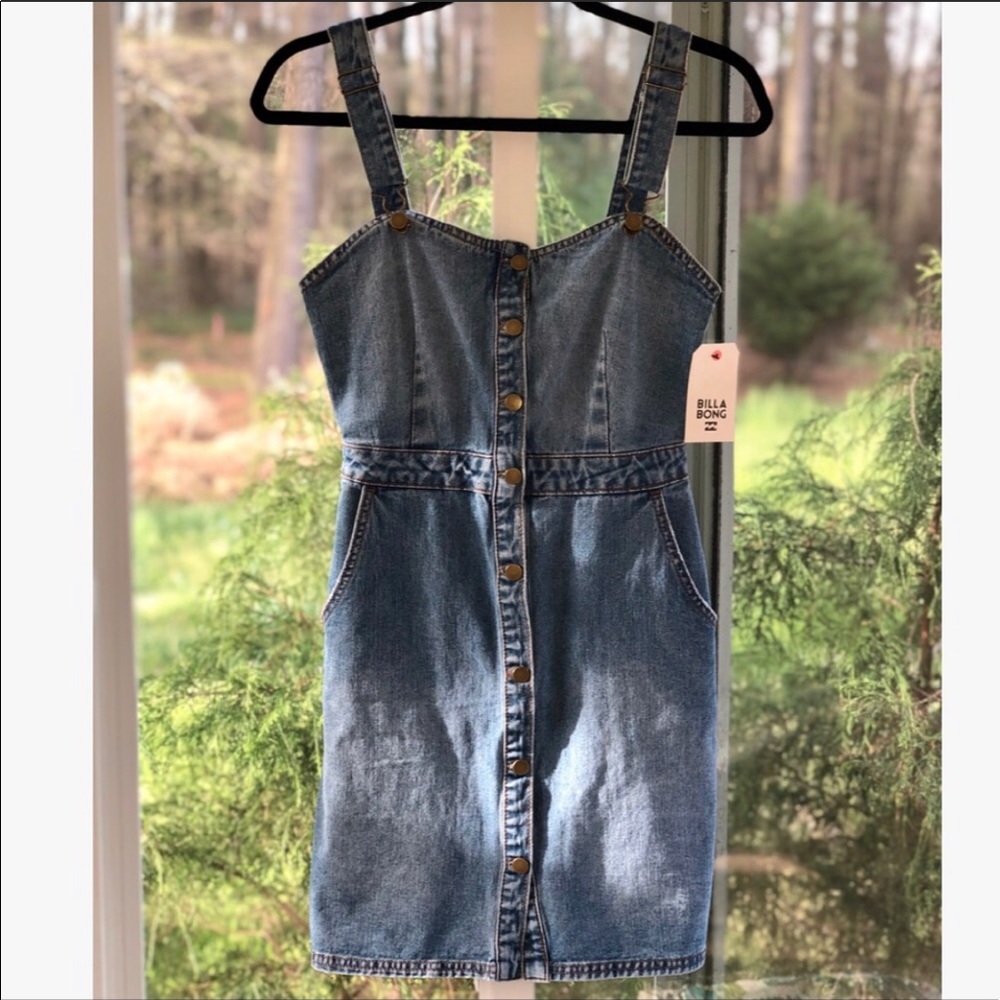 Billabong Denim Overall Dress